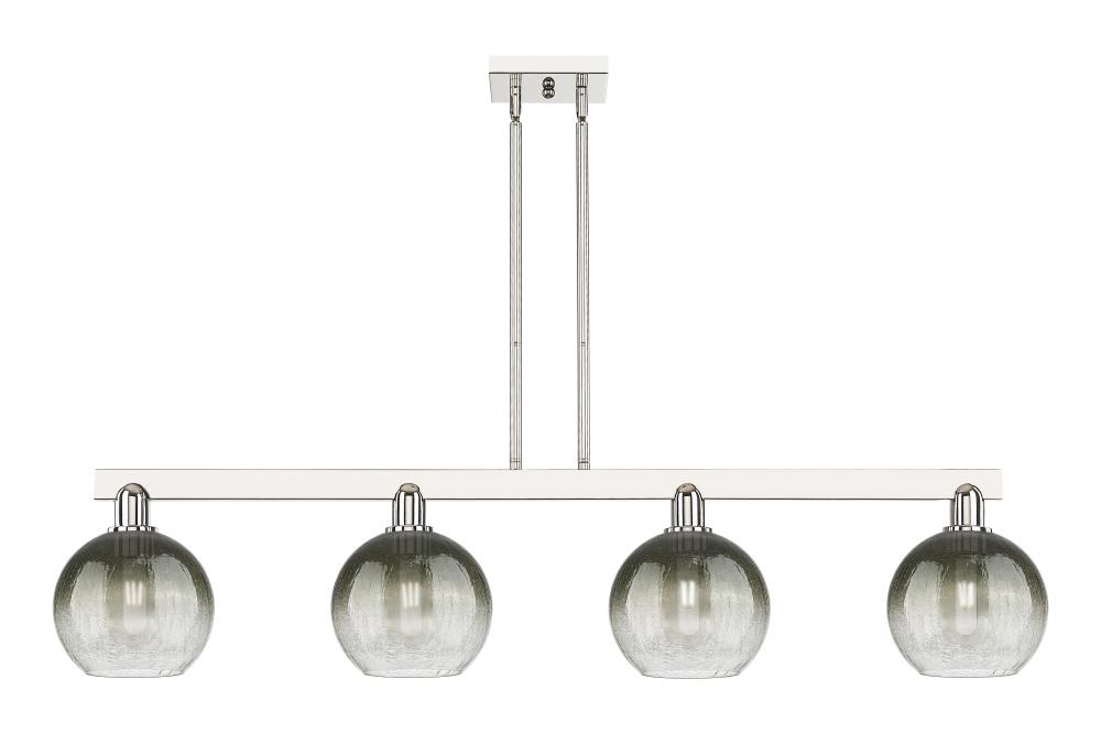 Brookhaven Globe - 4 Light - 48 inch - Polished Nickel - Cord hung - Island Light