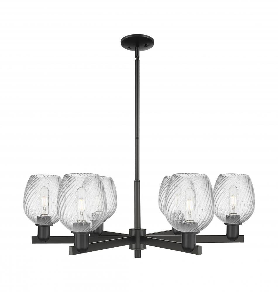 Salina - 6 Light - 36 inch - Polished Chrome - Stem hung - Chandelier