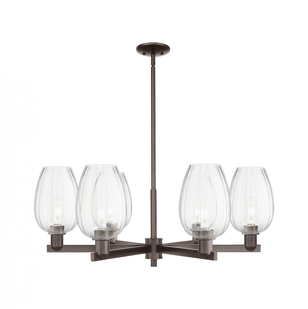 Preston - 6 Light - 24 inch - Oil Rubbed Bronze - Chandelier