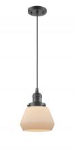 Innovations Lighting 201C-OB-G171 - Fulton - 1 Light - 7 inch - Oil Rubbed Bronze - Cord hung - Mini Pendant