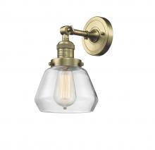 Innovations Lighting 203-AB-G172 - Fulton - 1 Light - 7 inch - Antique Brass - Sconce