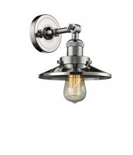 Innovations Lighting 203-PN-M1 - Railroad - 1 Light - 8 inch - Polished Nickel - Adjustable Sconce