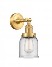 Innovations Lighting 203-SG-G52 - Bell - 1 Light - 5 inch - Satin Gold - Adjustable Sconce