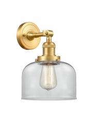 Innovations Lighting 203-SG-G72 - Bell - 1 Light - 8 inch - Satin Gold - Adjustable Sconce