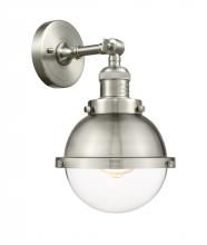 Innovations Lighting 203-SN-HFS-62-SN - Hampden - 1 Light - 7 inch - Brushed Satin Nickel - Adjustable Sconce