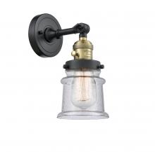 Innovations Lighting 203SW-BAB-G184S - Canton - 1 Light - 5 inch - Black Antique Brass - Adjustable Sconce