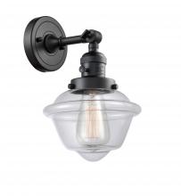 Innovations Lighting 203SW-BK-G532 - Oxford - 1 Light - 8 inch - Matte Black - Adjustable Sconce