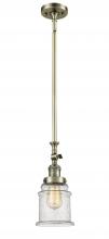 Innovations Lighting 206-AB-G184 - Canton - 1 Light - 6 inch - Antique Brass - Stem Hung - Adjustable Mini Pendant
