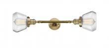 Innovations Lighting 208L-BB-G172-LED - Fulton - 2 Light - 7 inch - Brushed Brass - Adjustable Bath Vanity Light