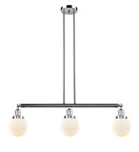 Innovations Lighting 213-PC-G201-6 - Beacon - 3 Light - 39 inch - Polished Chrome - Stem Hung - Adjustable Island Light