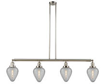 Innovations Lighting 214-PN-G165-LED - Geneseo - 4 Light - 52 inch - Polished Nickel - Stem Hung - Adjustable Island Light