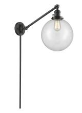 Innovations Lighting 237-OB-G202-10 - Beacon - 1 Light - 10 inch - Oil Rubbed Bronze -Adjustable Swing Arm