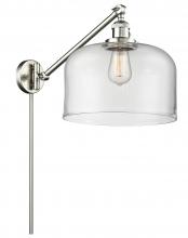 Innovations Lighting 237-SN-G72-L - Bell - 1 Light - 12 inch - Brushed Satin Nickel -Adjustable Swing Arm