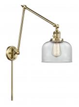 Innovations Lighting 238-AB-G72 - Bell - 1 Light - 8 inch - Antique Brass -Adjustable Swing Arm