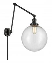 Innovations Lighting 238-BK-G204-12 - Beacon - 1 Light - 12 inch - Matte Black -Adjustable Swing Arm