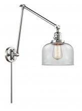 Innovations Lighting 238-PC-G72 - Bell - 1 Light - 8 inch - Polished Chrome -Adjustable Swing Arm