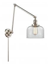 Innovations Lighting 238-PN-G72 - Bell - 1 Light - 8 inch - Polished Nickel -Adjustable Swing Arm