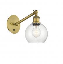 Innovations Lighting 317-1W-BB-G124-6 - Athens - 1 Light - 6 inch - Brushed Brass - Adjustable Sconce
