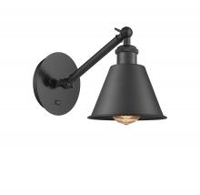 Innovations Lighting 317-1W-BK-M8 - Smithfield - 1 Light - 7 inch - Matte Black - Adjustable Sconce