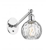 Innovations Lighting 317-1W-PC-G1215-6 - Athens Water Glass - 1 Light - 6 inch - Polished Chrome - Adjustable Sconce