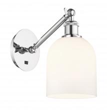 Innovations Lighting 317-1W-PC-G558-6GWH - Bella - 1 Light - 6 inch - Polished Chrome - Adjustable Sconce