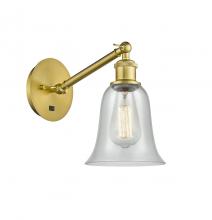Innovations Lighting 317-1W-SG-G2812 - Hanover - 1 Light - 6 inch - Satin Gold - Adjustable Sconce