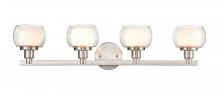 Innovations Lighting 330-4W-SN-CLW-LED - Cairo - 4 Light - 31 inch - Satin Nickel - Bath Vanity Light