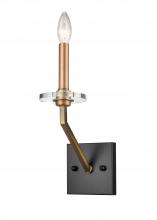 Innovations Lighting 331-1W-BBG - Raleigh - 1 Light - 5 inch - Black Brushed Brass - Sconce