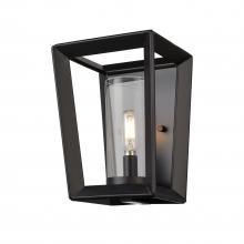 Innovations Lighting 378-1W-BK-CL-6 - Colchester - 1 Light - 6 inch - Matte Black - Sconce