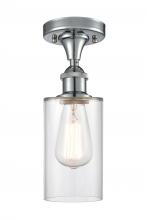 Innovations Lighting 516-1C-PC-G802 - Clymer - 1 Light - 4 inch - Polished Chrome - Semi-Flush Mount