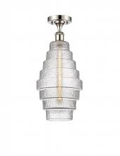 Innovations Lighting 516-1C-PN-G672-8 - Cascade - 1 Light - 8 inch - Polished Nickel - Semi-Flush Mount