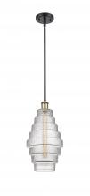 Innovations Lighting 516-1S-BAB-G672-8 - Cascade - 1 Light - 8 inch - Black Antique Brass - Mini Pendant