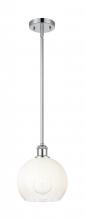 Innovations Lighting 516-1S-PC-G483-8OP - Brookhaven Globe - 1 Light - 8 inch - Polished Chrome - Stem hung - Mini Pendant