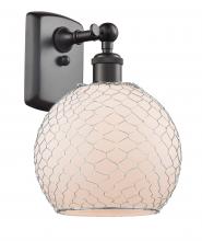 Innovations Lighting 516-1W-OB-G121-8CSN-LED - Farmhouse Chicken Wire - 1 Light - 8 inch - Oil Rubbed Bronze - Sconce