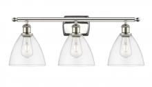 Innovations Lighting 516-3W-PN-GBD-752 - Bristol - 3 Light - 28 inch - Polished Nickel - Bath Vanity Light