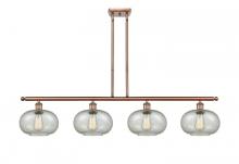 Innovations Lighting 516-4I-AC-G249 - Gorham - 4 Light - 48 inch - Antique Copper - Cord hung - Island Light