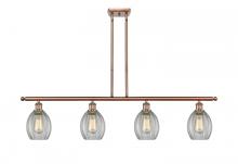 Innovations Lighting 516-4I-AC-G82 - Eaton - 4 Light - 48 inch - Antique Copper - Cord hung - Island Light