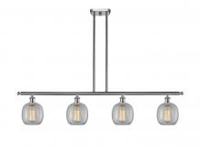 Innovations Lighting 516-4I-SN-G105-LED - Belfast - 4 Light - 48 inch - Brushed Satin Nickel - Cord hung - Island Light