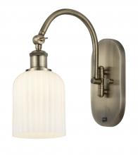 Innovations Lighting 518-1W-AB-G559-5GWH - Bridal Veil - 1 Light - 5 inch - Antique Brass - Adjustable Swing Arm