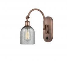 Innovations Lighting 518-1W-AC-G257 - Caledonia - 1 Light - 5 inch - Antique Copper - Adjustable Swing Arm