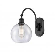 Innovations Lighting 518-1W-BK-G124-8 - Athens - 1 Light - 8 inch - Matte Black - Adjustable Swing Arm