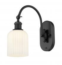 Innovations Lighting 518-1W-BK-G559-5GWH - Bridal Veil - 1 Light - 5 inch - Matte Black - Adjustable Swing Arm