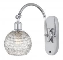 Innovations Lighting 518-1W-PC-G122C-6CL - Athens - 1 Light - 6 inch - Polished Chrome - Adjustable Swing Arm