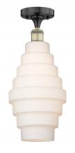 Innovations Lighting 616-1F-BAB-G671-8 - Cascade - 1 Light - 8 inch - Black Antique Brass - Flush Mount