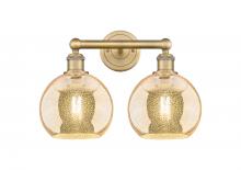 Innovations Lighting 616-2W-BB-G128-8 - Athens - 2 Light - 17 inch - Brushed Brass - Bath Vanity Light
