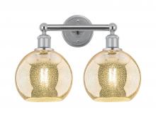 Innovations Lighting 616-2W-PC-G128-8 - Athens - 2 Light - 17 inch - Polished Chrome - Bath Vanity Light
