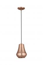 Innovations Lighting 654-1P-7-AC - Hartford - 1 Light - 7 inch - Antique Copper - Cord hung - Mini Pendant