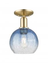 Innovations Lighting 716-1C-CB-G483-8SB - Brookhaven Globe - 1 Light - 6 inch - Champagne Bronze - Semi-Flush Mount