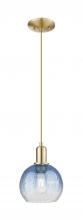 Innovations Lighting 716-1P-CB-G483-8SB - Brookhaven Globe - 1 Light - 6 inch - Champagne Bronze - Cord hung - Mini Pendant