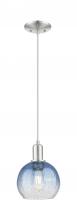Innovations Lighting 716-1P-SN-G483-8SB - Brookhaven Globe - 1 Light - 6 inch - Brushed Satin Nickel - Cord hung - Mini Pendant